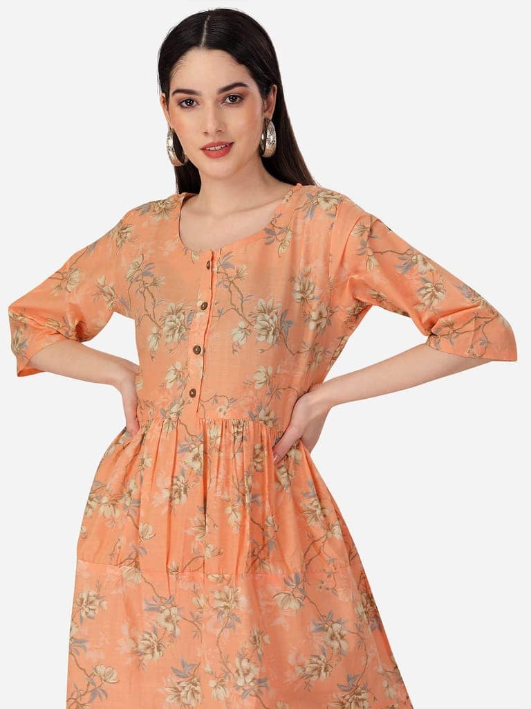 Buy & Try Women's Cotton Printed Tops and Tunics Fancy Top for Girls. view 4