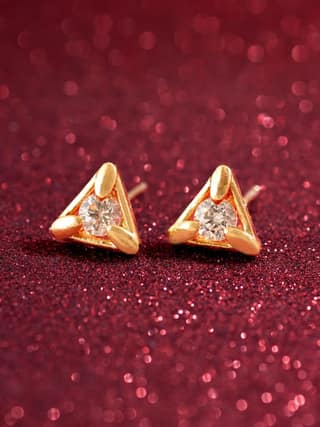 Morison Golden Moon and Star Stud Earrings Celestial Charm