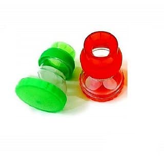 PBROS 2 Pieces Kitchen and Bathroom Water Tap Sprinkler Plastic Shower Head - Set of 2