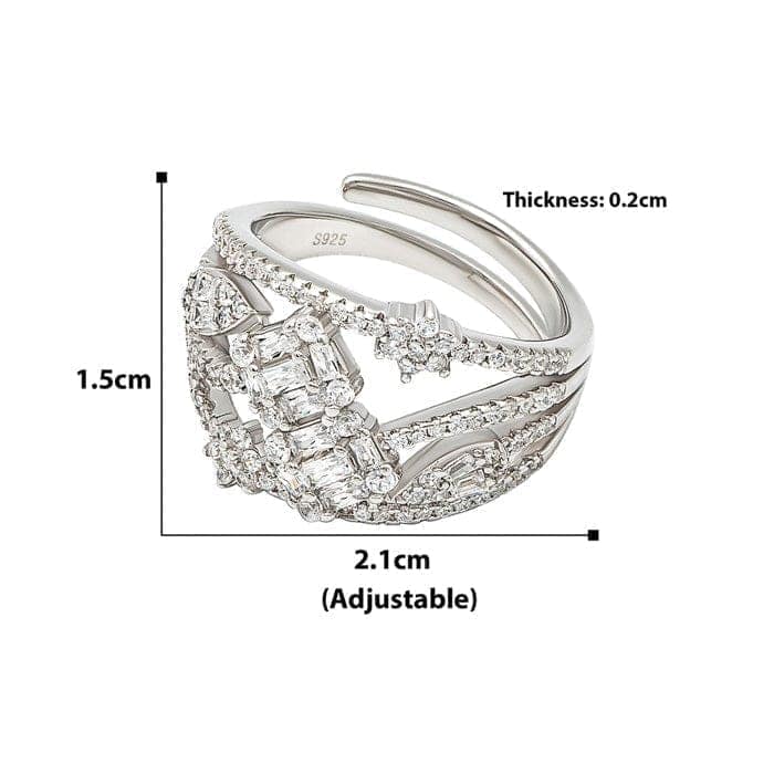 Silver Royal Crown Ring view 4