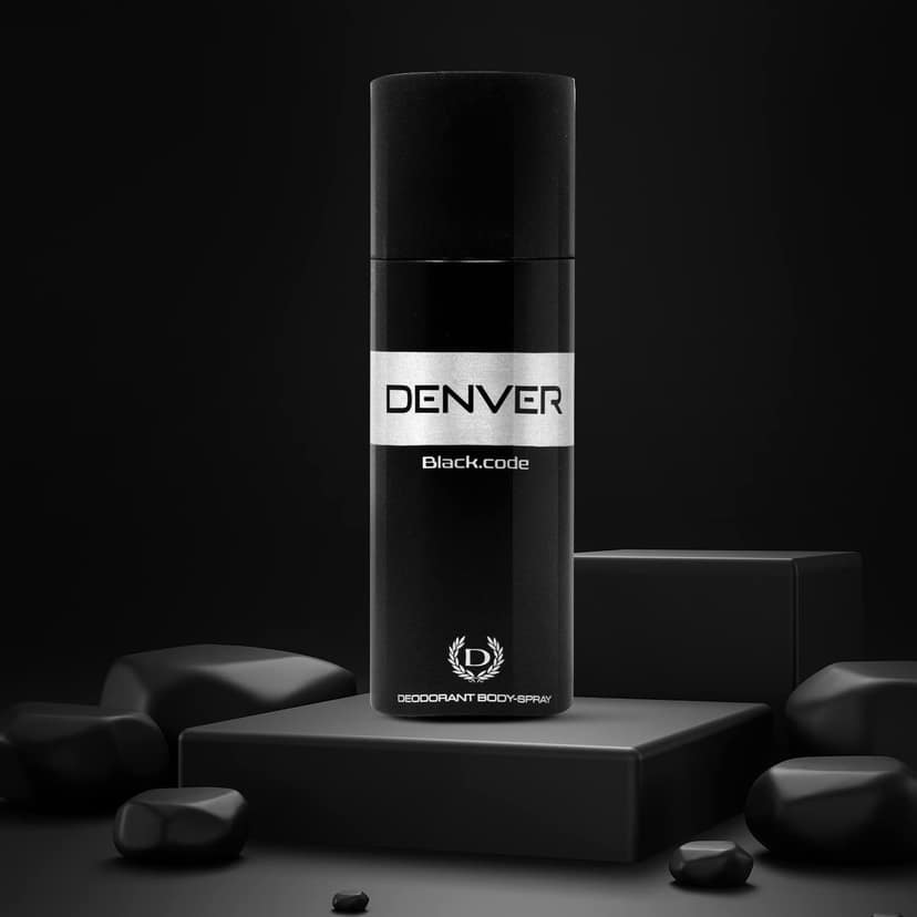 Denver Black Code Deodorant For Men, Long Lasting Deo For Men, 150Ml Each (Pack Of 2) view 2