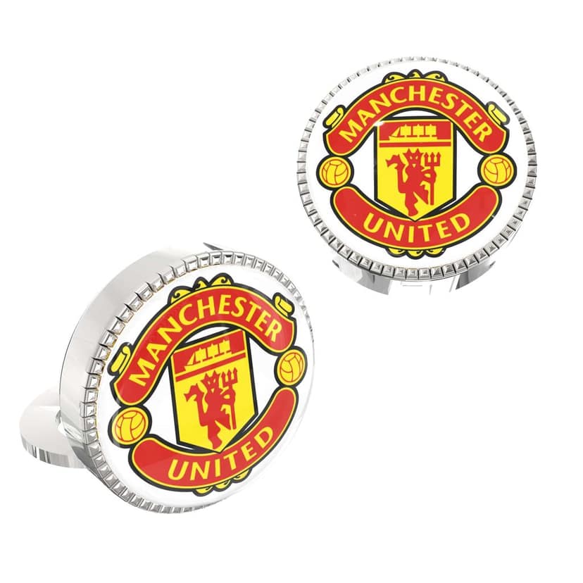 The Smart Buttons - Shirt Button Cover Cufflinks for Men - Manchester United Style view 2