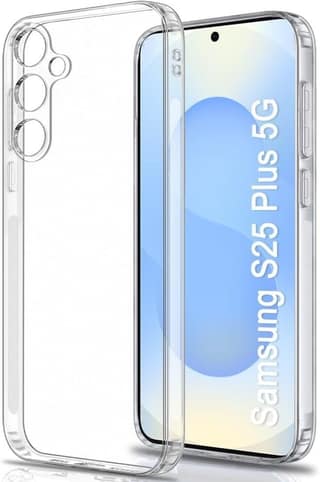 PLUGTECH TPU Ultra Hybrid Clear Camera Protection Back Cover Case for Samsung Galaxy S25 Plus