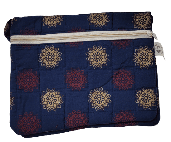 Nirjhari Crafts Handmade 100% Cotton Utility Bag cum Purse view 4