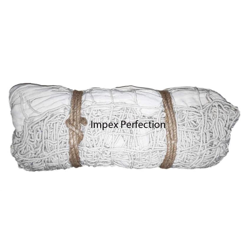 Prozone KOSKO Cotton Shooting Ball Net, 2.5 MM, 4 Side Canvas Tape White
