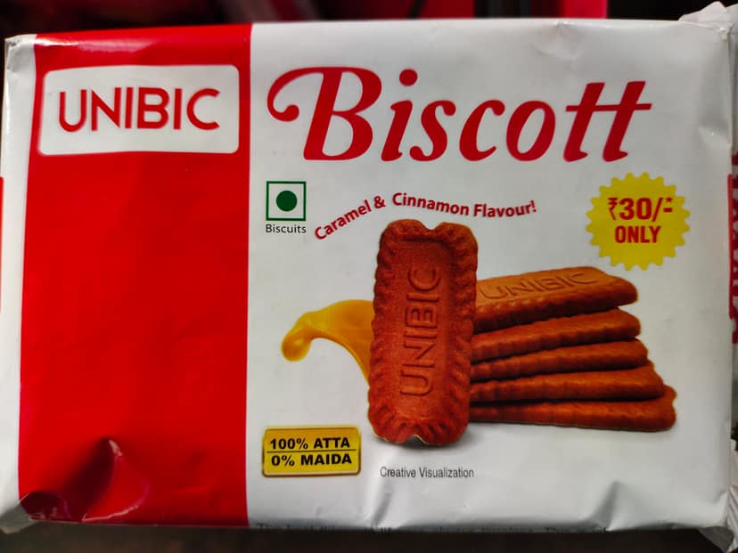 Unibic Biscott caramel & cinnamon flavour