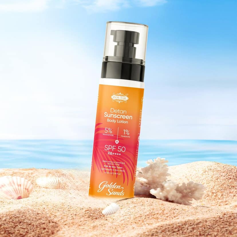 Golden Sands SPF 50 PA++++ Detan Sunscreen Body Lotion view 3