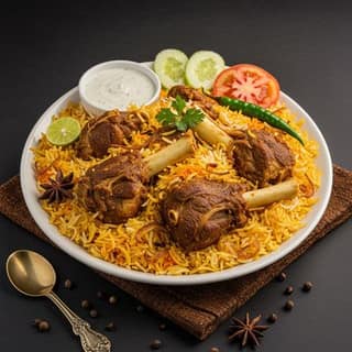 Mutton Biryani (Boneless)