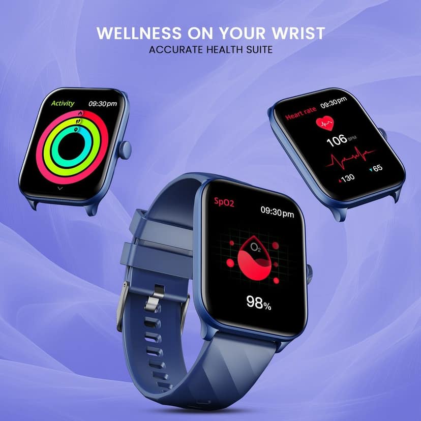 CELLECOR M5 Plus 2.01" IPS HD Display | 700 NITS | BT-Calling | AOD | IP67 | BT v5.4| Smartwatch Blue view 7