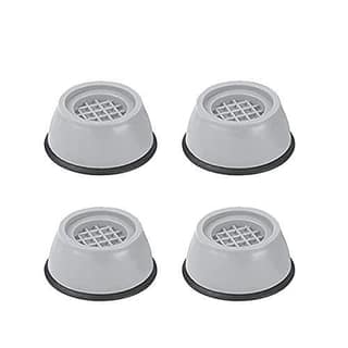 Store4Hope Washer Dryer Anti Vibration Pads with Suction Cup Feet, Fridge Washing Machine Leveling Feet Anti Walk Pads Shock Absorber Furniture Lifting Base(4 Piece).