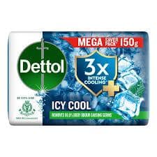 DETTOL ICY COOL SOAP 3 PACK 150G