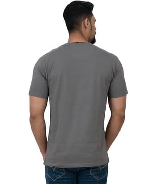 Cotstyle Pack of 1 Cotton Regular Fit Men's T-Shirt ( Grey )