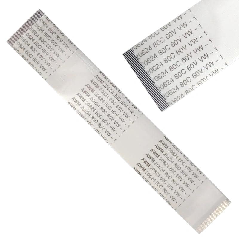 50 Pin 0.5mm Pitch 100mm Same Side Connection FFC Ribbon Flexible Flat Cable-INACTIVE