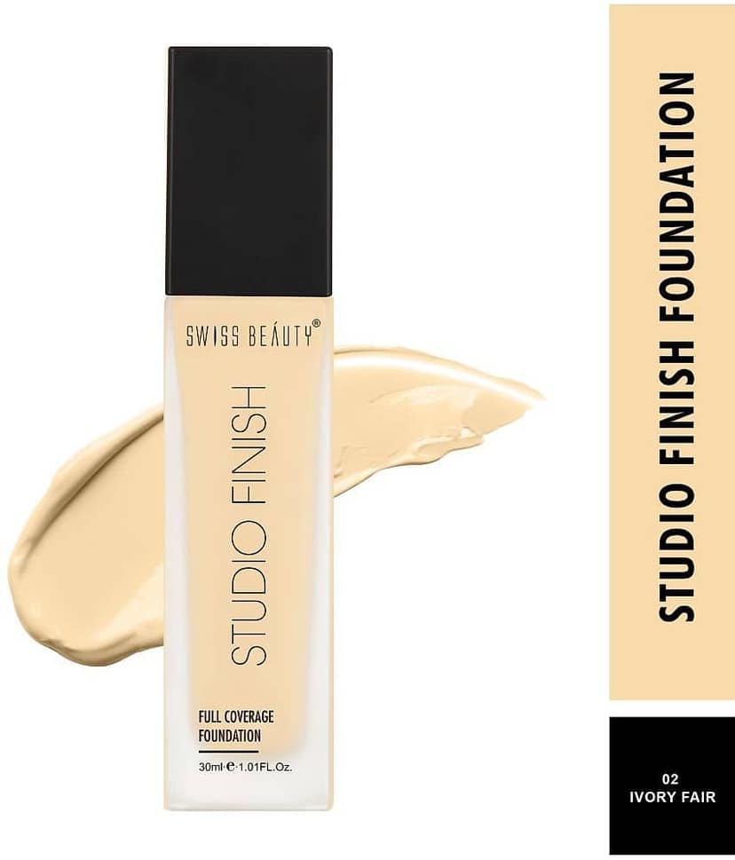 Swiss Beauty Studio Finish Full Coverage Liquid Foundation Nude 30 g