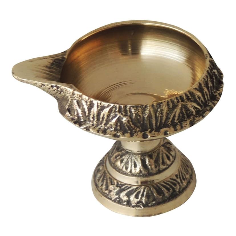 Brass Stand Kuber Deepak No. 0 (ZMAS194 B) view 2