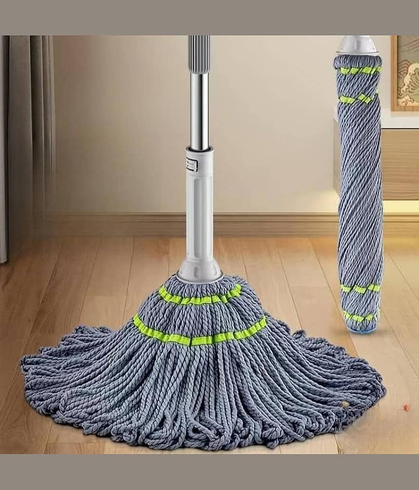 GEEO Handle Mop ( Extendable Mop Handle with 360 Degree Movement )