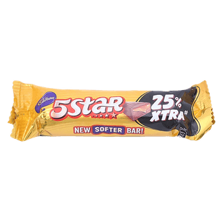 Cadbury 5 Star 5 Star Chocolate Bar, 19.5 G