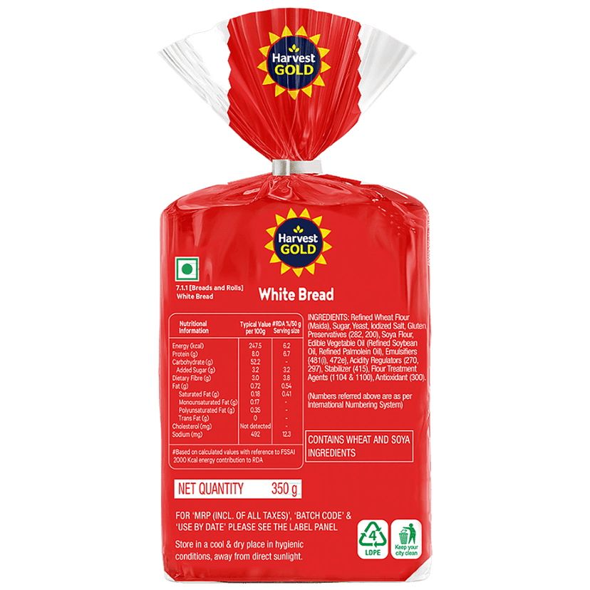Harvest Gold Bread - White, 350 G view 2