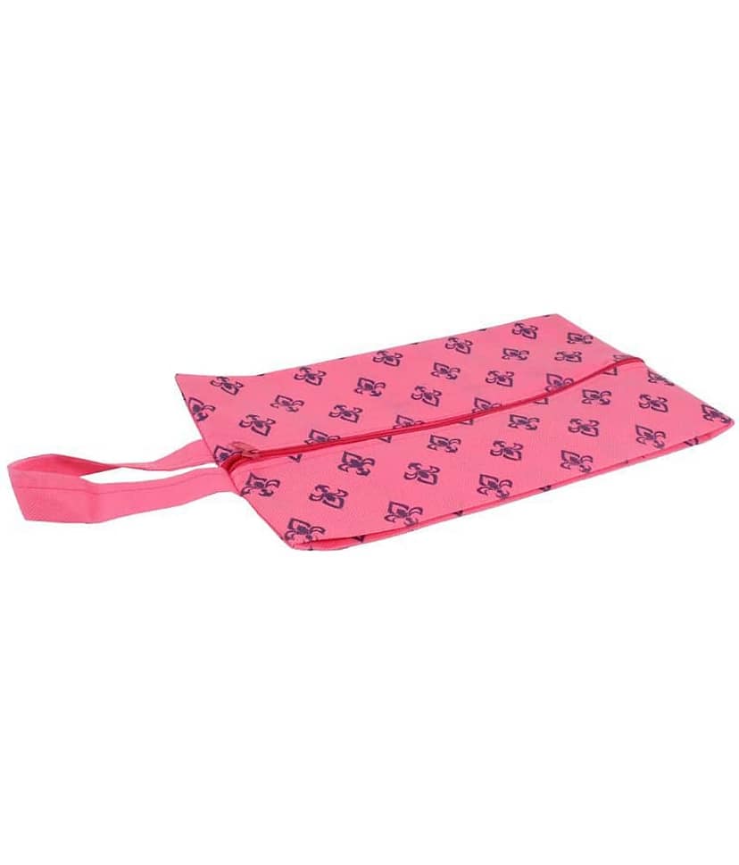 PrettyKrafts Shoe Cover, Shoe Bag with Center Zipper- Large (Set of 6 pcs) view 2