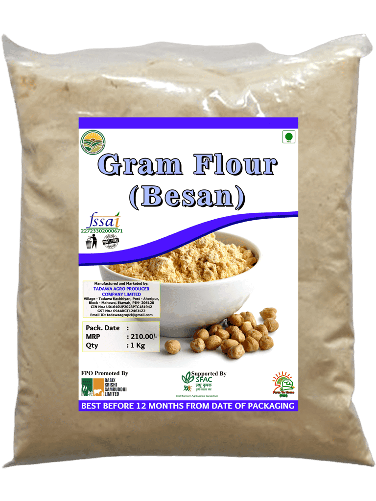 Gram Flour (Besan) | Channa Besan | 1 Kg (pack of 5)
