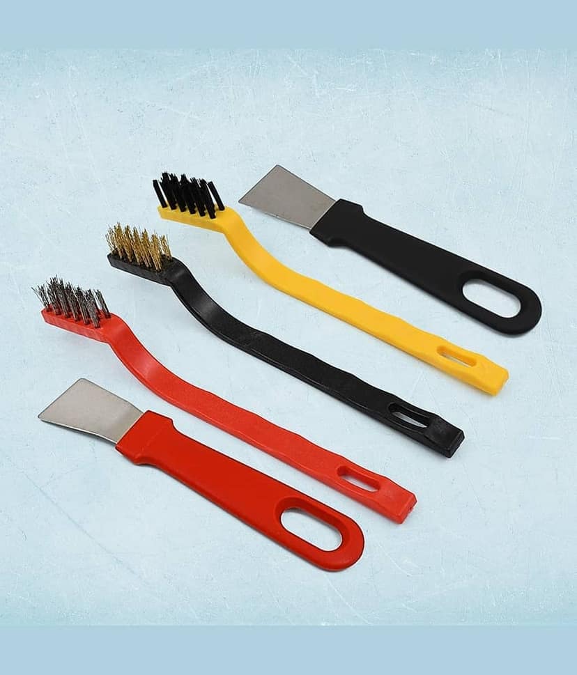 wire br ush set, rust remover set, nylon brass steel kit, scraper cleaning tool, paint remover br-ush, heavy duty wire b-rush, grill cleaning b.rush, workshop cleaning tools, corrosion remover b.rush, diy cleaning b-rush set, rust cleaning tools
