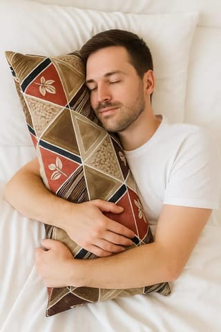 Geometric Bolster Pillow - Decorative & Comfortable