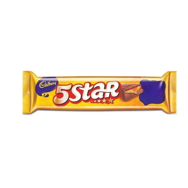 Cadbury 5 Star Chocolate Bar 19 Gms