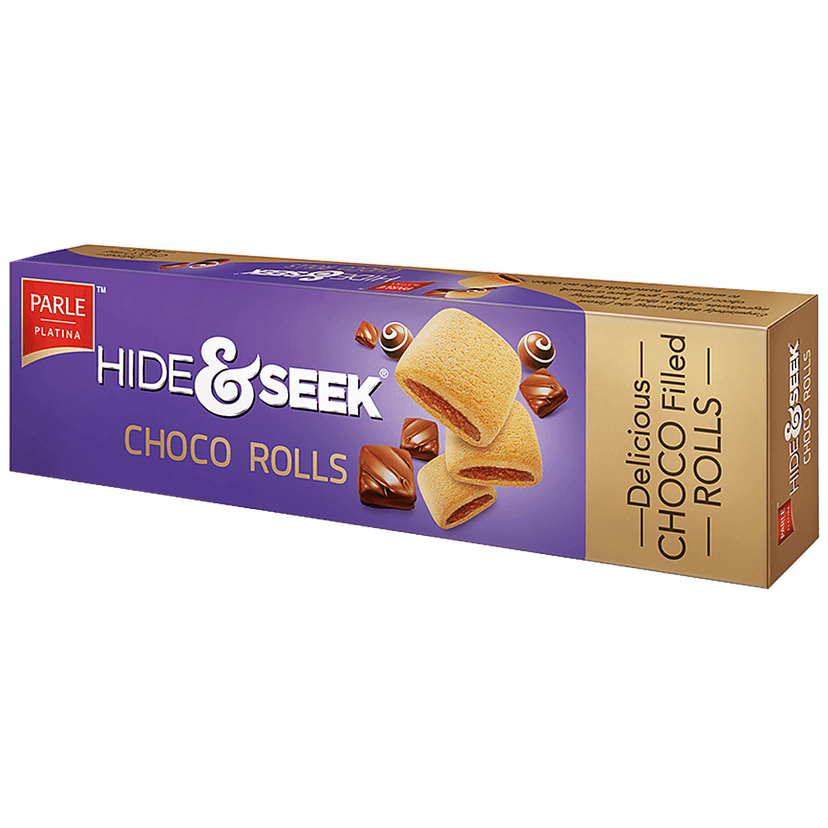 Parle Platina Hide & Seek Choco Rolls, 120 G view 2