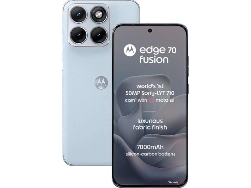 Motorola Edge 70 Fusion Smartphone, 12GB RAM, 256GB Storage - Pantone Country Air