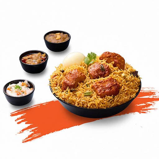 Signature Chicken 65 Biryani