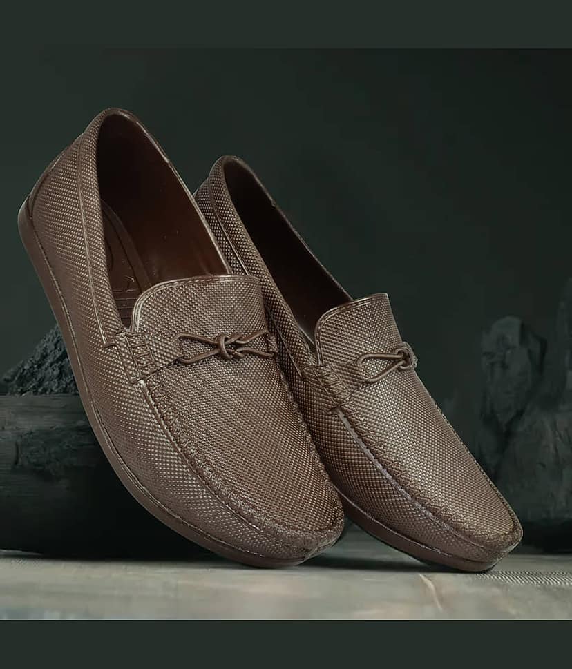 Ajanta Brown Men's Slip on Shoes view 2
