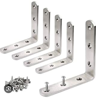 ADISON Right angle brackets 4 cm pack of 25 pcs