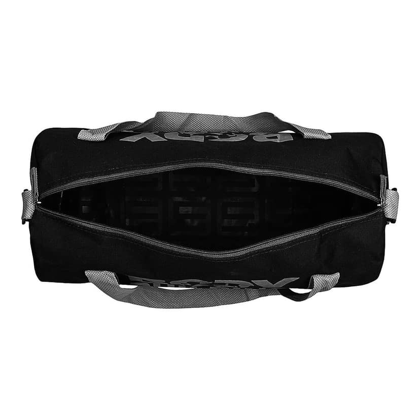 GROUPERS Duffle Canvas Bag with Shaker Bottle-700ml (Black) view 3
