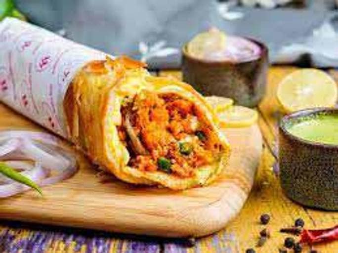 Paneer Keema Roll