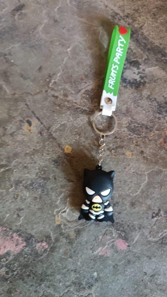 Cute Cartoon Silicone 3D Key Chain with Metal Hook & Strap (Pack of 1) view 7