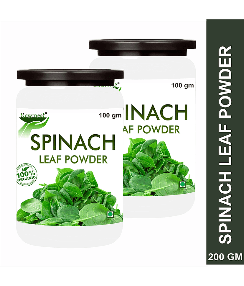 rawmest Spinach/ Palak Powder 200 gm Pack of 2