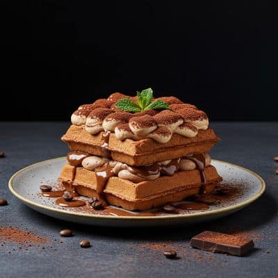 Tiramisu Waffle