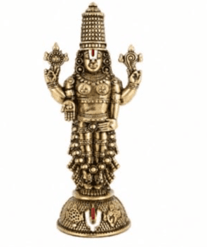 Lord Tirupati Balaji Brass Statue