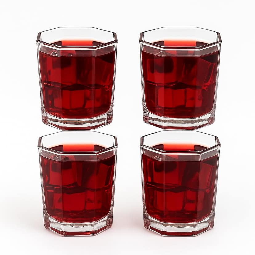Hexa Whiskey Glass | 300 ML | Brandy Wine Glasses | Perfect Drinking for Bourbon, Whisky, Scotch, Cocktails, Vodka, Rum |