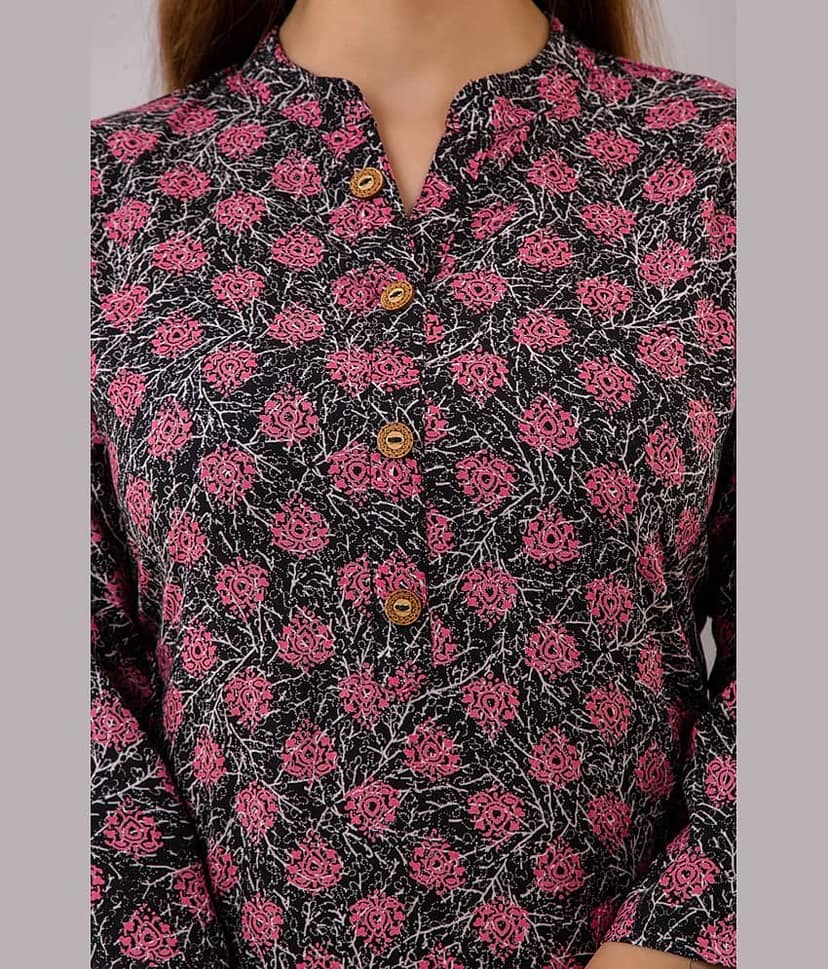 MAUKA - Multicolor Straight Rayon Women's Stitched Salwar Suit ( Pack of 1 ) view 2
