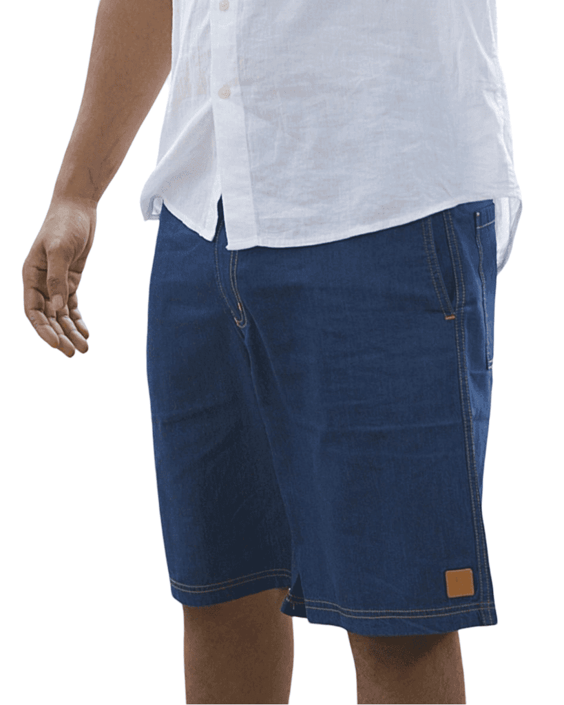 Johnny Gorkha Men's Denim Shorts | 100% Cotton Fabric view 2
