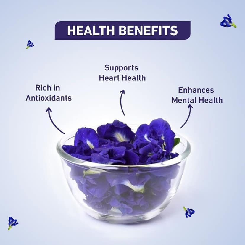 Golden Tips Tea Empyrean Azure - Herbal Tea Infusion- Tin Can (100gm - 50 cups) Low Caffine- Herbals for Detox, Sleep & Skin view 3