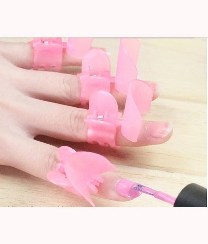 FOK Nail Polish Shield Protector Clip Nails Set of 10 50 g view 2