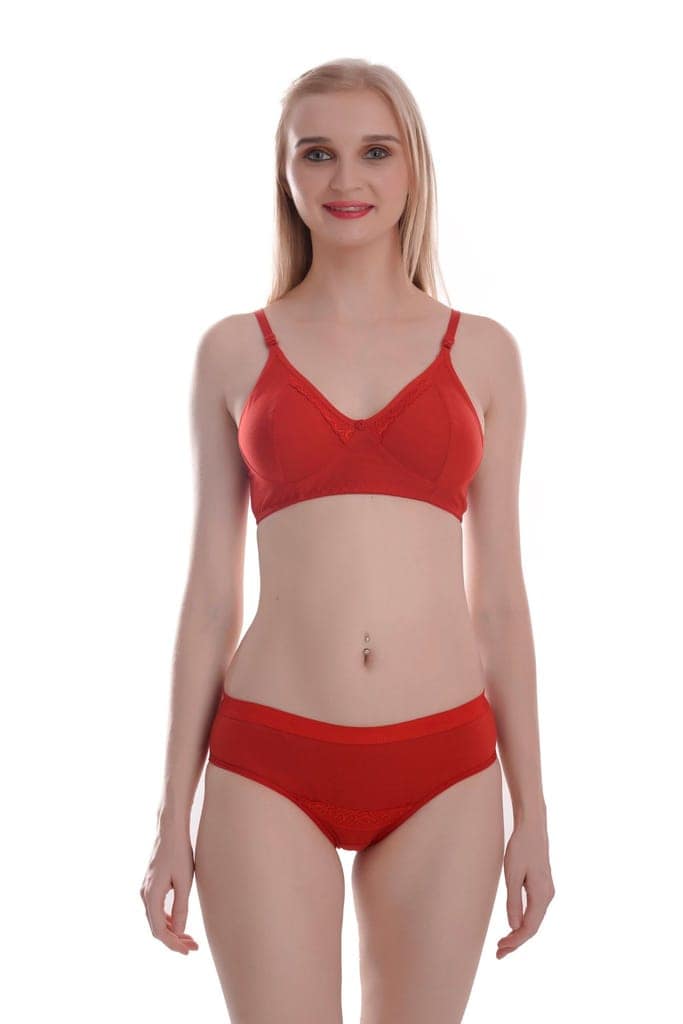 Pure Cotton bra panty bikini set view 8