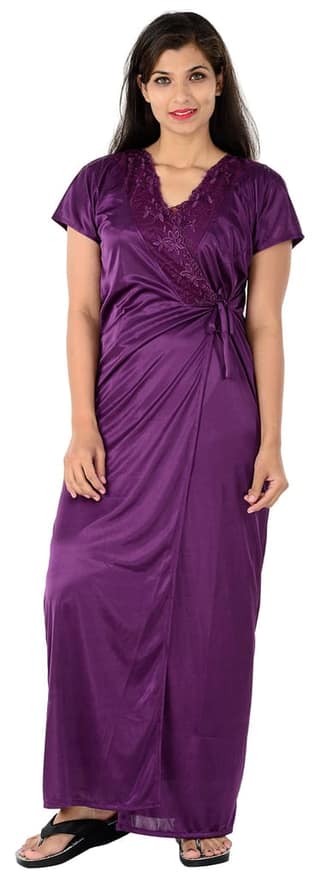 VALENCIA SLEEPWEAR Women's Night Gown with Robe