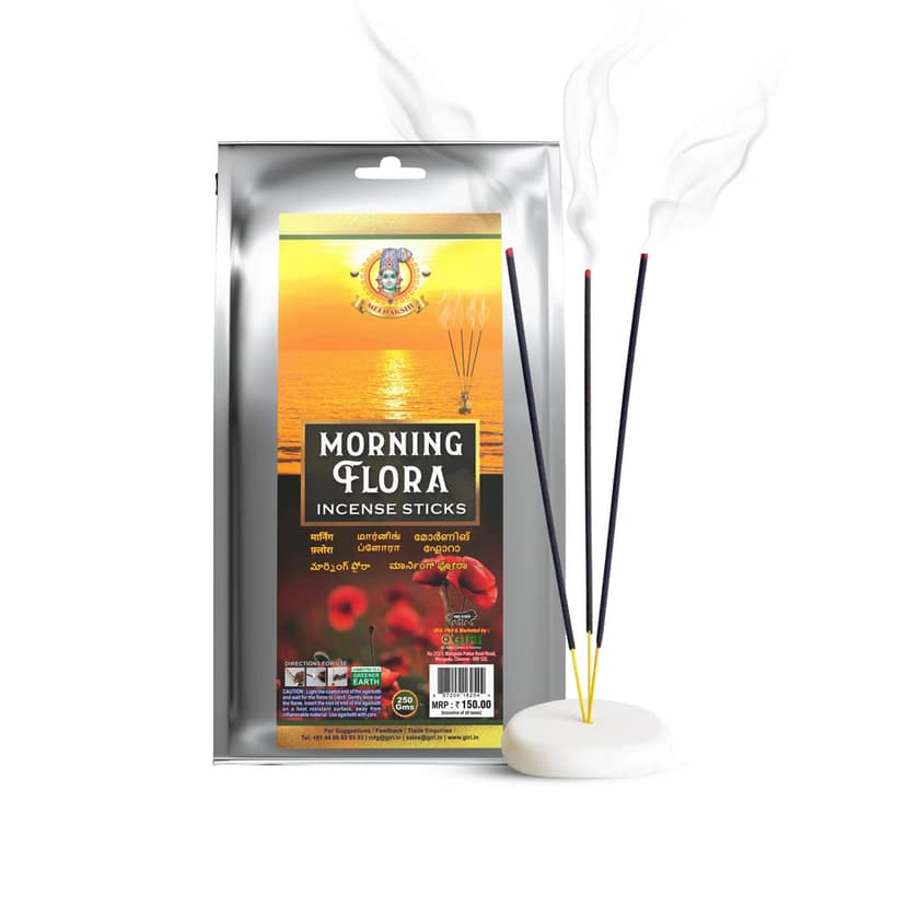 Giri Morning Flora Incense Sticks - 250 Gms | Agarbatti | Agarbathi for Pooja