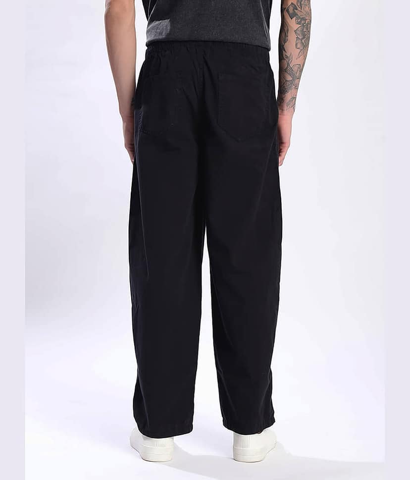 Bene Kleed Regular Flat Men's Trouser - Black ( Pack of 1 ) view 4