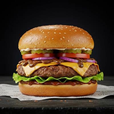 Rocky Road Chicken Burger