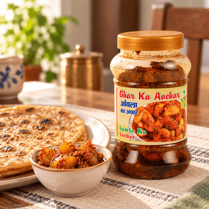 Traditional Amla Ka Achar Indian Gooseberry Pickle with Tangy Flavour view 2