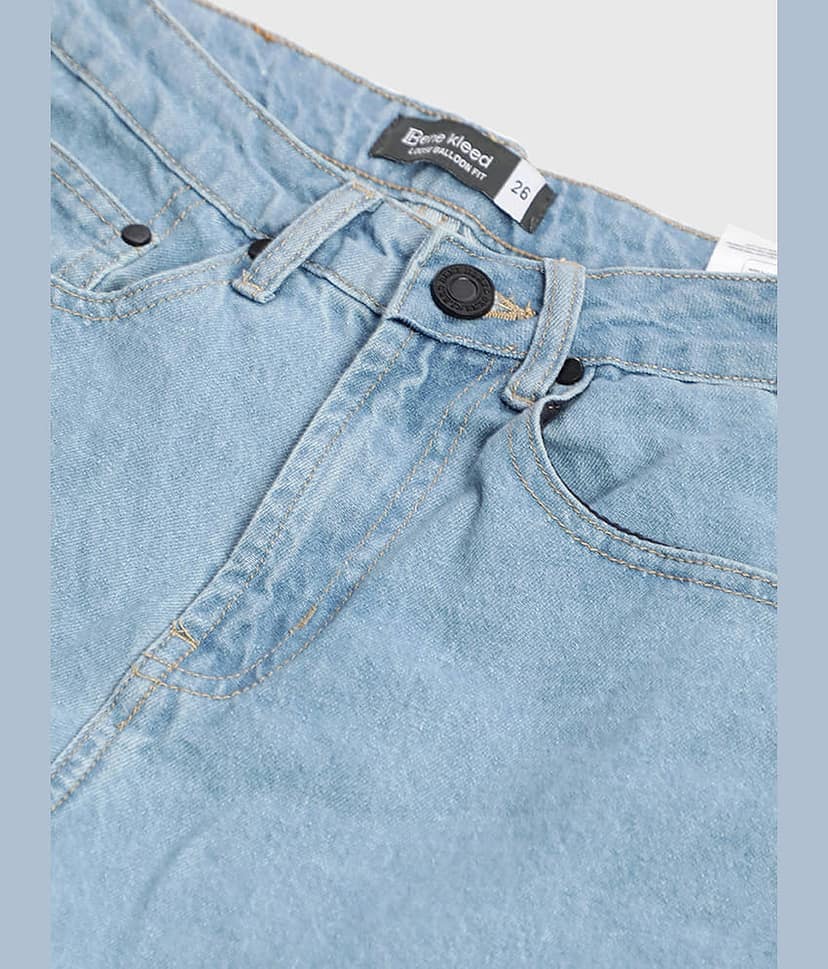 Bene Kleed - Blue Cotton Relaxed Fit Women's Jeans ( Pack of 1 ) view 7